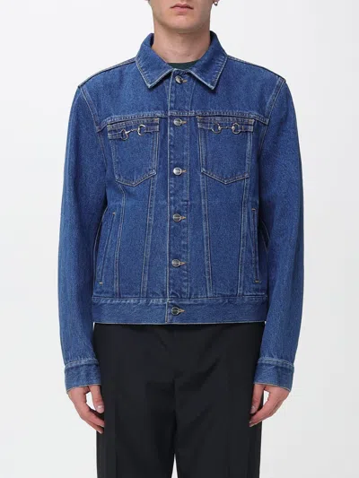 GUCCI GUCCI JACKET MEN BLUE