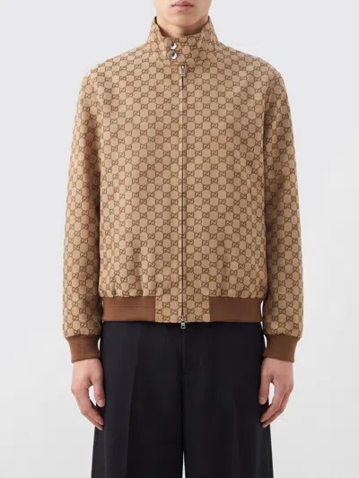 Gucci Jacket Men In Brown