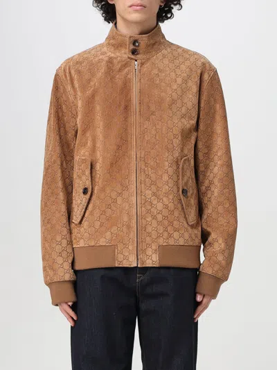 GUCCI GUCCI JACKET MEN CAMEL