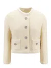 Gucci Women Wool Jacket In White