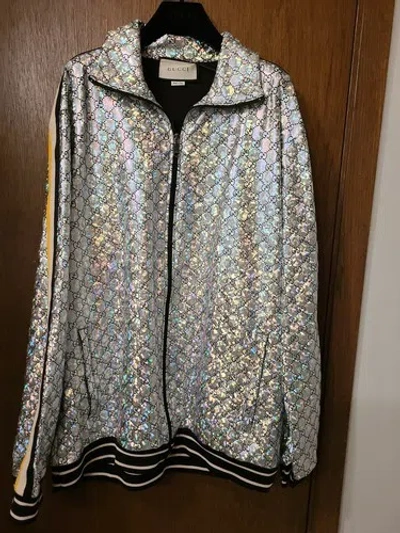 Pre-owned Gucci Jacket With Tags Authentic In Silver