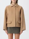 Gucci Jacket Woman Camel In Brown