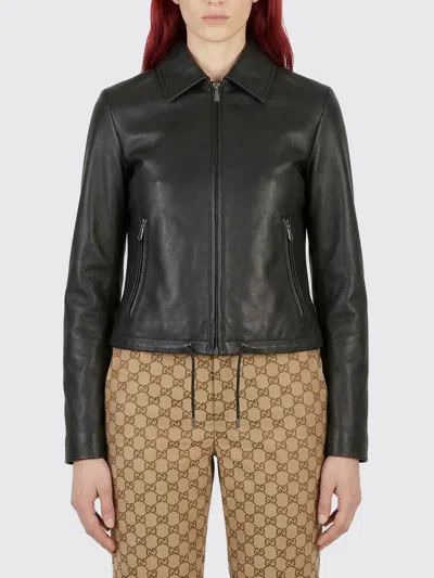 Gucci Jacket Woman  In Black