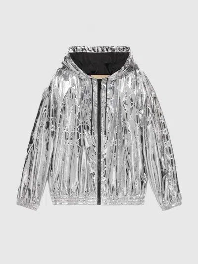 Gucci Jacket Woman Silver