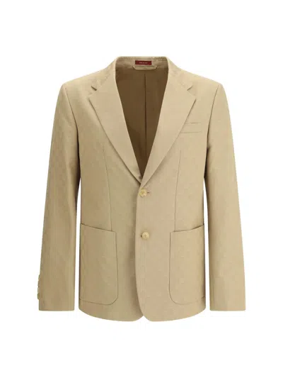 Gucci Jackets In Brown