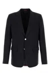 Gucci Giacca In Lana Blu Notte Uomo