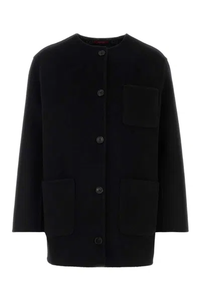 Gucci Reversible Wool Silk Jacket In Black