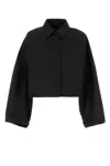 Gucci Black Stretch Polyester Jacket In Black