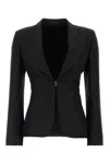 Gucci Wool Single-breasted Jacket In Black