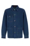 Gucci Denim Jacket With Chest And Front Pockets In Blue/mix