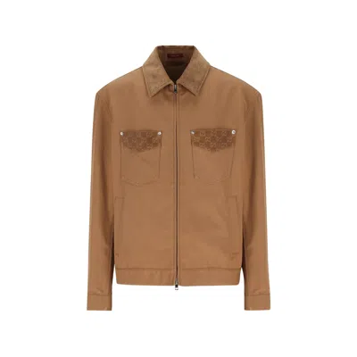 Gucci Bomber In Brown