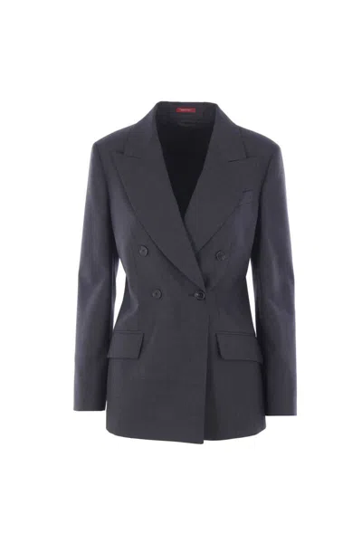 Gucci Women Wool Blazer In Gray