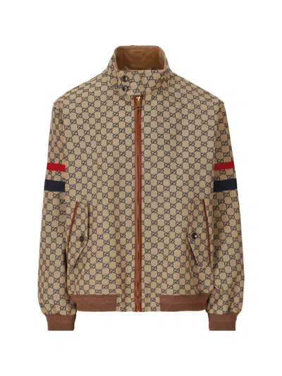 Gucci Jackets In Paste/blue/mix