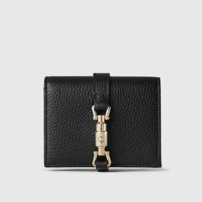 Gucci Jackie 1961 Card Case Wallet In Black
