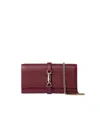 Gucci Jackie 1961 Chain Wallet In Brown