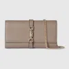 Gucci Jackie 1961 Chain Wallet In Beige