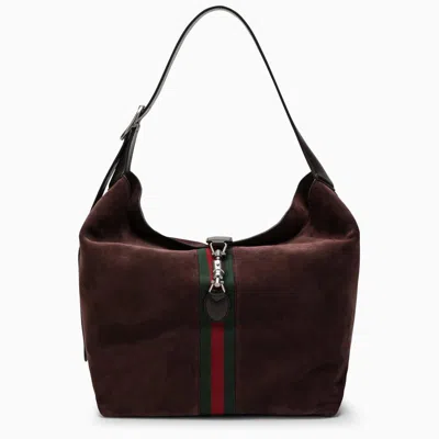 Gucci Jackie 1961 Chocolate Shoulder Bag In Brown
