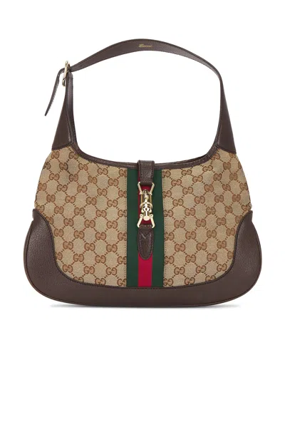 Pre-owned Gucci Jackie 1961 Hobo Bag In Sand