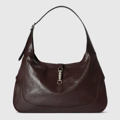 Gucci Jackie 1961 Large Crossbody Bag In Burgundy