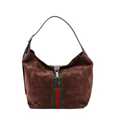 Gucci Jackie 1961 Medium Shoulder Bag In Brown