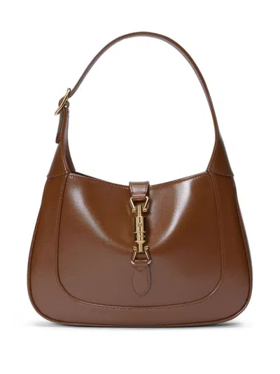 Gucci "jackie 1961" Shoulder Bag In Brown