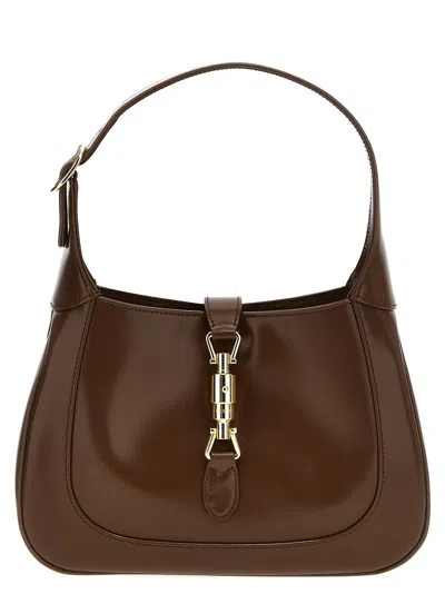 Gucci Jackie 1961 Shoulder Bags Brown