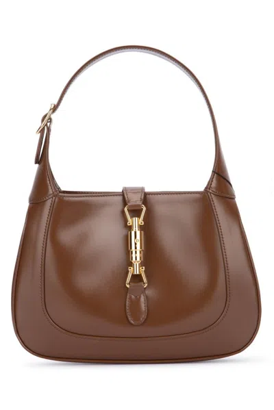 Gucci Jackie 1961 Small Shoulder Bag In Brown