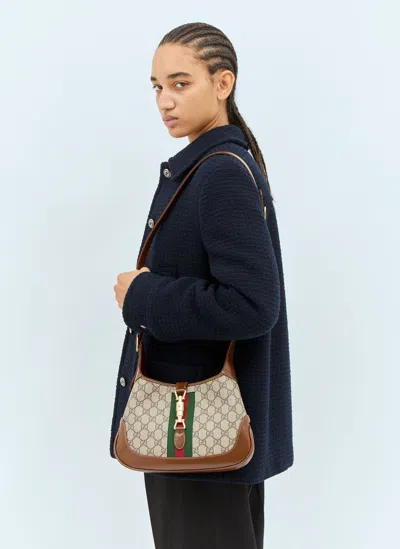 Gucci Jackie 1961 Small Shoulder Bag In Brown