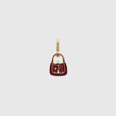 Gucci Jackie Bag Charm In Gold-toned Metal