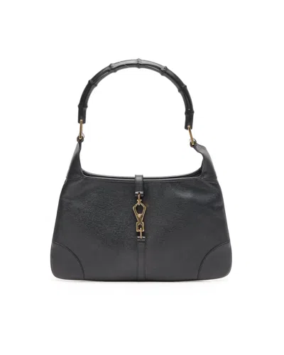 Gucci Jackie Bamboo Bag In Black