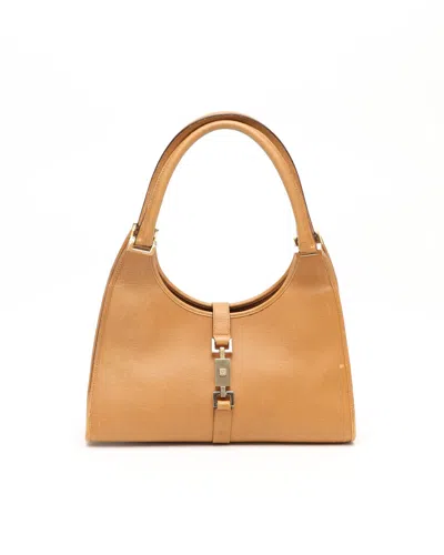 Gucci Jackie Bardot Bag In Brown