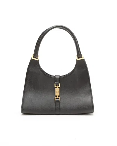 Gucci Jackie Bardot Shoulder Bag In Black