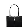 GUCCI GUCCI JACKIE BLACK CANVAS TOTE BAG (PRE-OWNED)