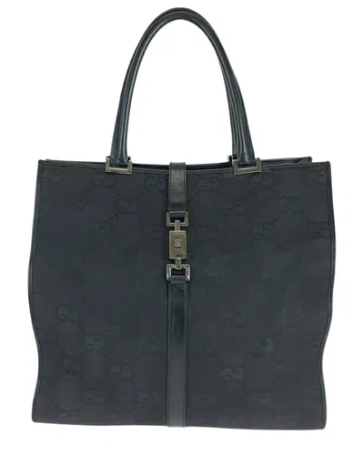 Gucci Jackie Gg Canvas Tote Bag (authentic Pre-loved)