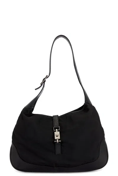 Pre-owned Gucci Jackie Hobo Bag In Black