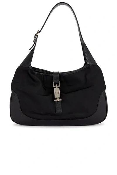 Pre-owned Gucci Jackie Hobo Bag In Black