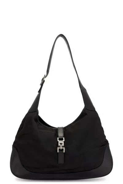 Pre-owned Gucci Jackie Hobo Bag In Black