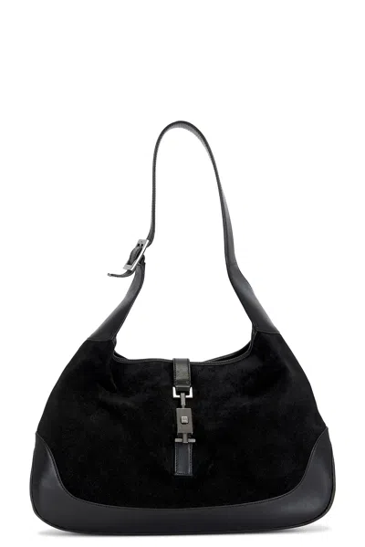 Pre-owned Gucci Jackie Hobo Bag In Black