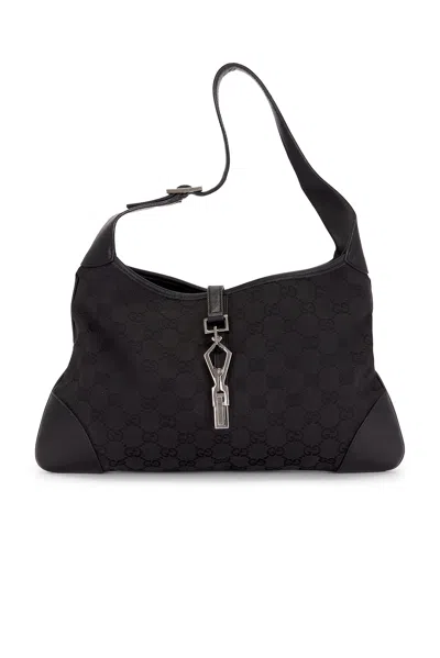 Pre-owned Gucci Jackie Kandinsky Hobo Bag In Black