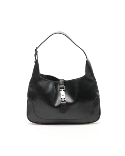 Gucci Jackie Leather Bag In Black