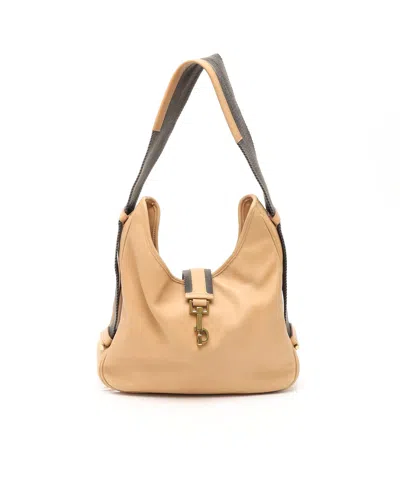 Gucci Jackie Leather Bag In Yellow