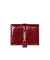 Gucci Jackie Python Small Wallet In Red