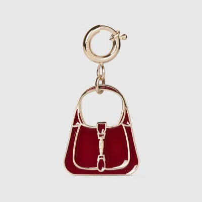 Gucci Jackie-shaped Bag Charm In Red