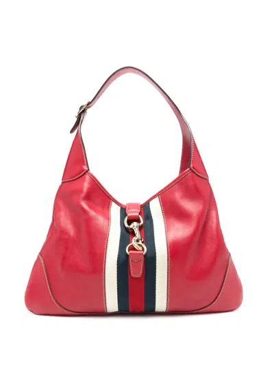 Pre-owned Gucci Jackie Shoulder Bag In Red