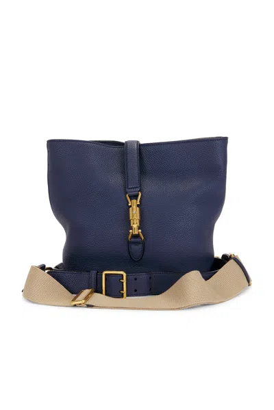 Pre-owned Gucci Jackie Shoulder Bag In Blue