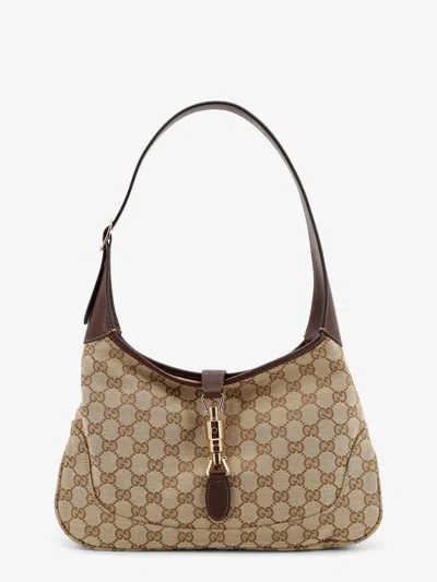 Gucci Jackie Shoulder Bag In Gg Fabric Shoulder Bag In Multi