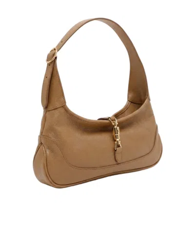 Gucci Jackie Slim Medium Shoulder Bag In Brown