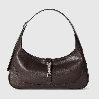 Gucci Jackie Slim Small Shoulder Bag In Brown