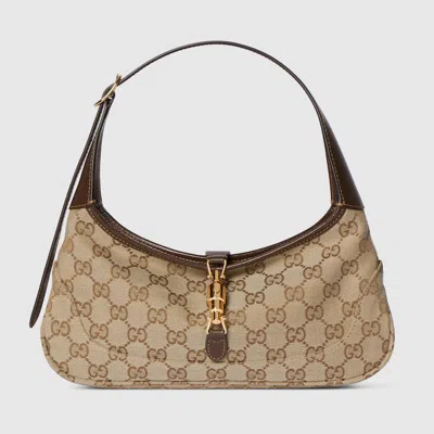 Gucci Jackie Slim Small Shoulder Bag In Brown