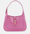 GUCCI JACKIE SMALL PATENT LEATHER SHOULDER BAG